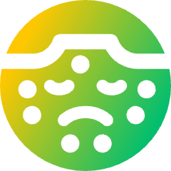Chickenpox Icon from Core Gradient Set
