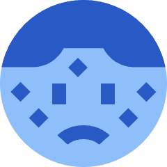 Chickenpox Icon from Sharp Flat Set