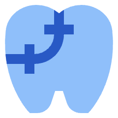 Dental Filling Icon from Sharp Flat Set