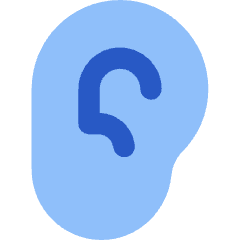 Ear Speciality Icon from Flex Flat Set