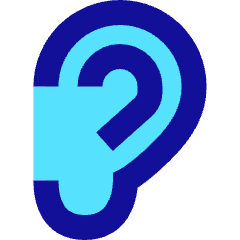 Ear Speciality Icon from Sharp Pop Set