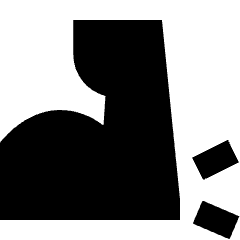 Elbow Icon from Sharp Solid Set