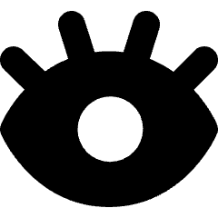 Eye Optic Icon from Micro Solid Set