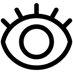 Eye Optic Icon from Plump Line Set