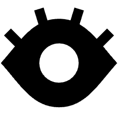 Eye Optic Icon from Sharp Solid Set