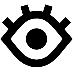 Eye Optic Icon from Sharp Remix Set