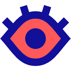 Eye Optic Icon from Sharp Pop Set