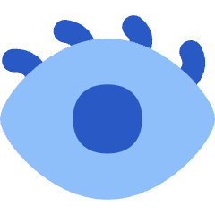 Eye Optic Icon from Flex Flat Set