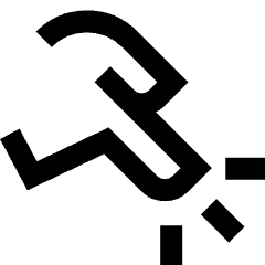 Finger Touch Icon from Sharp Line Set