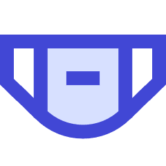 Flu Mask Icon from Sharp Duo Set