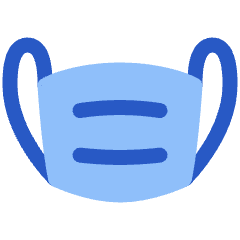 Flu Mask Icon from Plump Flat Set