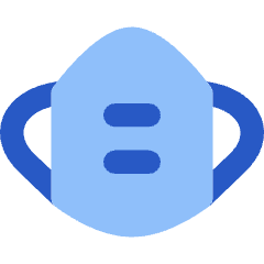 Flu Mask Icon from Flex Flat Set