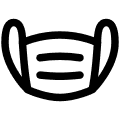 Flu Mask Icon from Plump Line Set