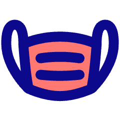 Flu Mask Icon from Plump Pop Set