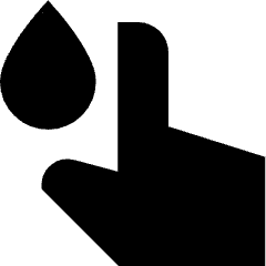Glucose Blood Check Icon from Sharp Solid Set