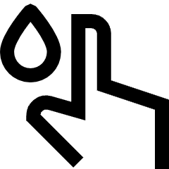 Glucose Blood Check Icon from Sharp Line Set