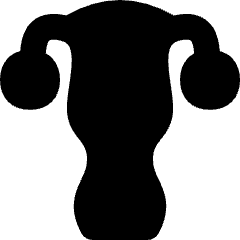 Gynecology Vagina Uterus Icon from Flex Solid Set