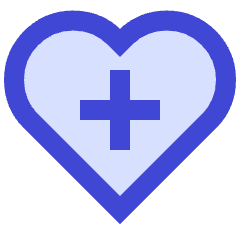 Heart Cross Icon from Sharp Duo Set