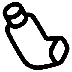 Inhaler Icon from Plump Line Set