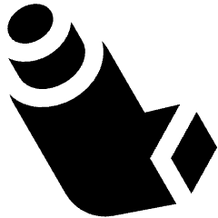 Inhaler Icon from Sharp Solid Set
