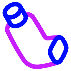 Inhaler Icon from Plump Neon Set