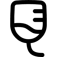 Iv Liquid Fluid Icon from Flex Line Set