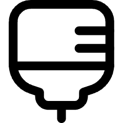 Iv Liquid Fluid Icon from Core Line Set