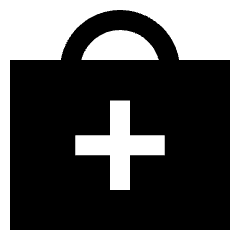 Medical Bag Icon from Sharp Solid Set