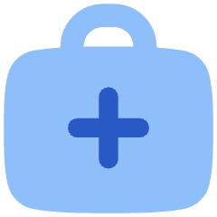 Medical Bag Icon from Flex Flat Set