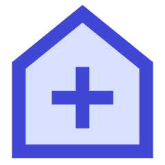 Medical House 1 Icon from Sharp Duo Set