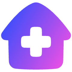 Medical House 1 Icon from Plump Gradient Set