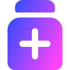 Medication Medicine Bottle Icon from Core Gradient Set