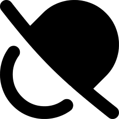 Medication Off Icon from Flex Solid Set