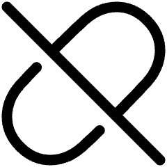 Medication Off Icon from Plump Line Set