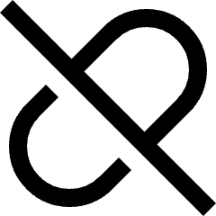 Medication Off Icon from Sharp Line Set