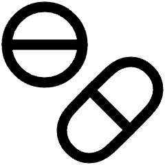 Medicines Icon from Plump Line Set