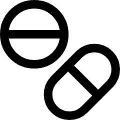 Medicines Icon from Core Line Set