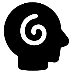 Mind Mental Disorder Icon from Plump Solid Set