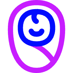 Newborn Infant Icon from Flex Neon Set