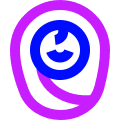 Newborn Infant Icon from Sharp Neon Set