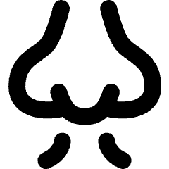 Nose Smell Icon from Micro Line Set