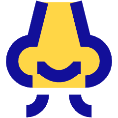 Nose Smell Icon from Sharp Pop Set