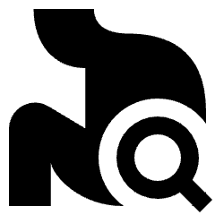 Oncology Stomach Cancer Icon from Sharp Solid Set