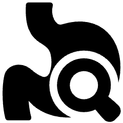Oncology Stomach Cancer Icon from Plump Solid Set