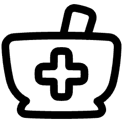 Pharmacy Icon from Plump Line Set