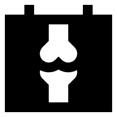 Radiology Xray Icon from Sharp Solid Set