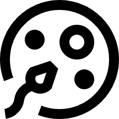 Reproduction Sperm Icon from Sharp Line Set