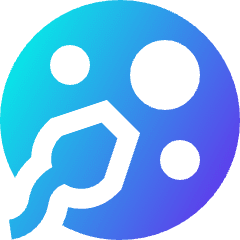Reproduction Sperm Icon from Sharp Gradient Set