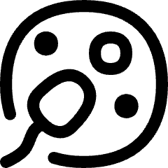 Reproduction Sperm Icon from Flex Line Set