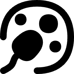 Reproduction Sperm Icon from Flex Remix Set